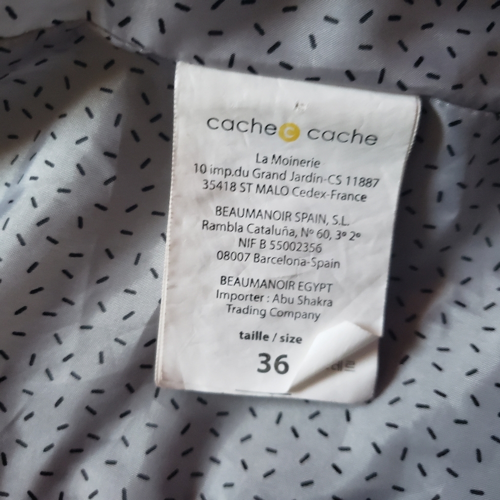 Cache Fully Lined Gris Clair 1 Button Blazer Us S… - image 6